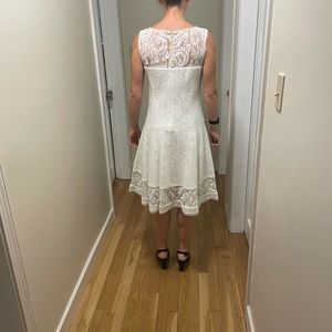 TADASHI SHOJI White Midi Dress NWT Size M